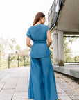 Prim Obi Shirt in Cobalt Blue