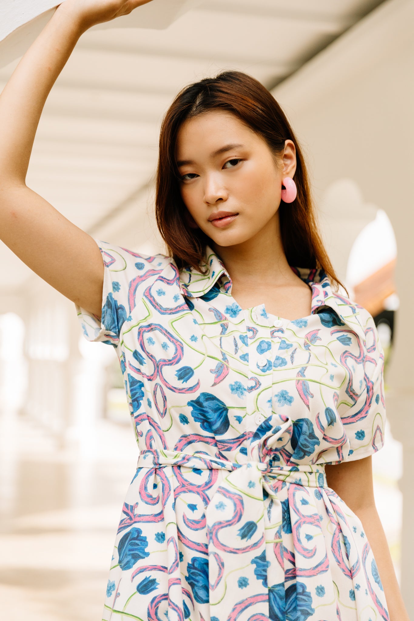 Banyan Dress in Morris Print