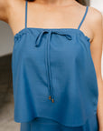 Flow Top in Cobalt Blue