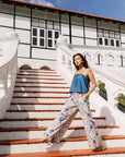 Palazzo Pant in Morris print