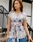 Prim Obi Shirt in Morris Print
