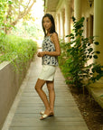 Tropez Top in Marine Flora