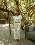 Palazzo Pant in Verde Foliage