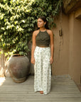 Palazzo Pant in Verde Foliage