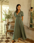 Belle Dress in Mozaic Mirage