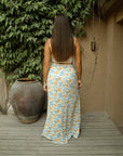 Tropez Skirt in Azure Blossom