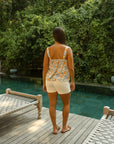 Tropez Top in Azure Blossom