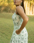 Cruise Dress in Verde Foliage