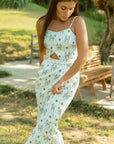 Cruise Dress in Verde Foliage