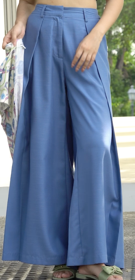 Palazzo Pant in Cobalt Blue