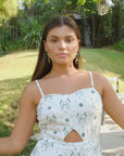 Cruise Dress in Verde Foliage