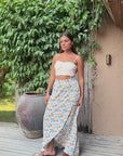 Tropez Skirt in Azure Blossom