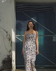 Cruise Dress Sans Cutout in Marine Flora