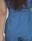 Prim Obi Shirt in Cobalt Blue
