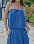Flow Top in Cobalt Blue