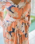 CHELA DRESS IN LOTUS PEACH