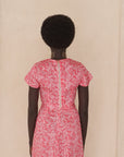 RUMI CROP TOP IN PINK ARABESQUE