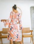 CHELA DRESS IN LOTUS PEACH