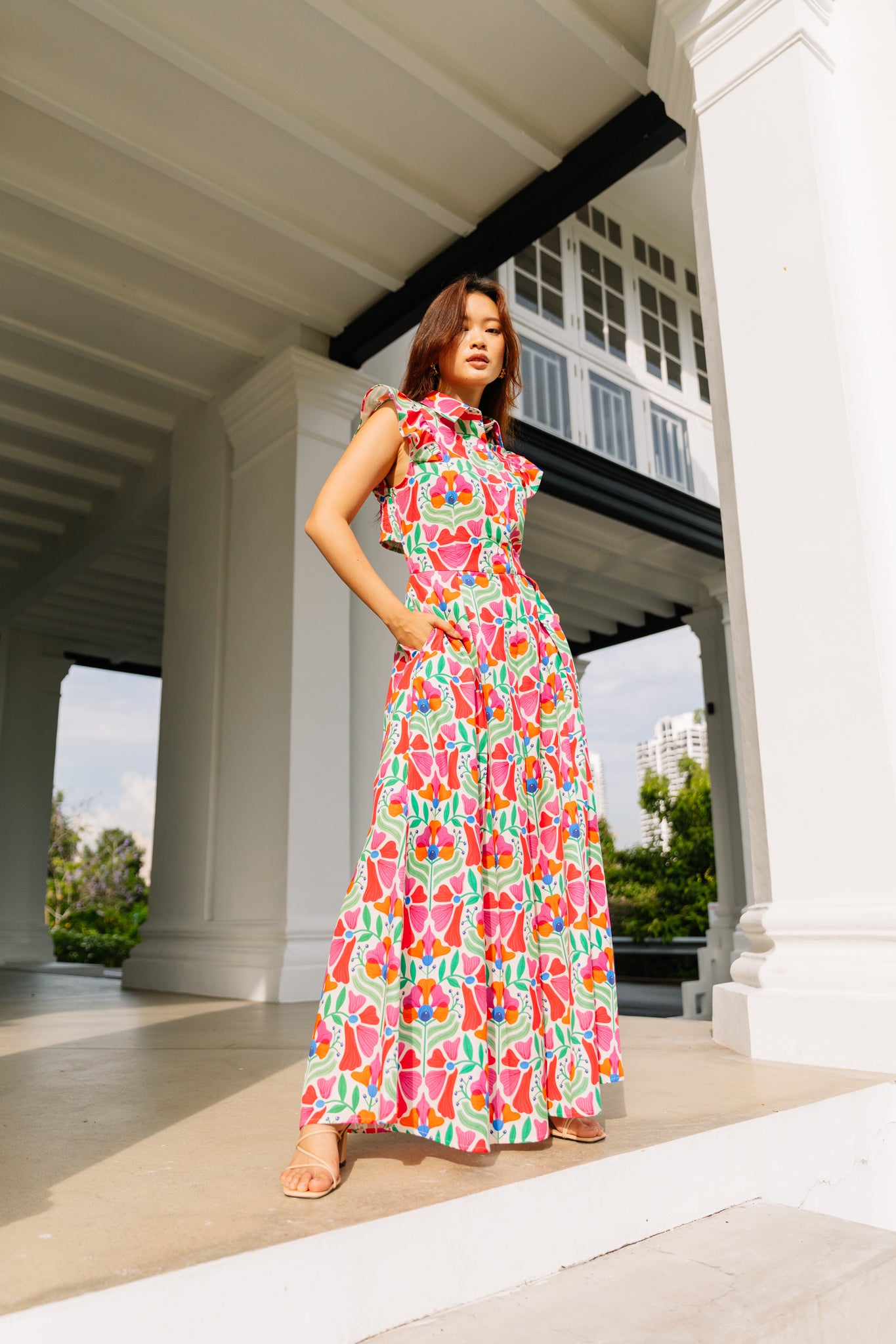 Athena Jumpsuit in Clarisse – One Puram